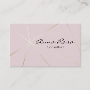 Omkullkastar rosa guld- moderna för *~*trendig visitkort