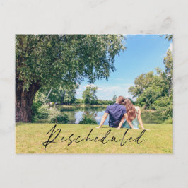 Omlagd datum för bröllopsfotot officiellt tillkänn vykort