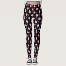 Ömma Flamingo-serien Design 3 Leggings