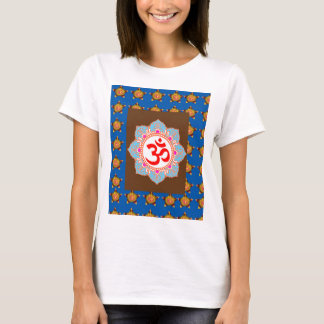 OmMANTRA Mantra Art Temple Hinduism Buddhism Bless T-shirt