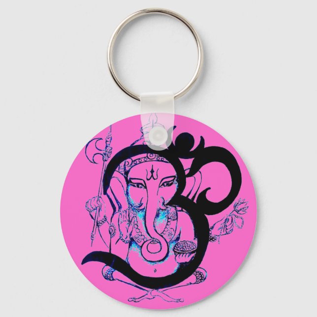 Ommm Kärlek-nyckelkedjan Nyckelring (Framsida)