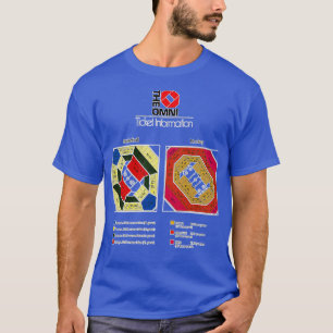 Omni Coliseum in Atlanta Seating Chart 3 TShir T Shirt