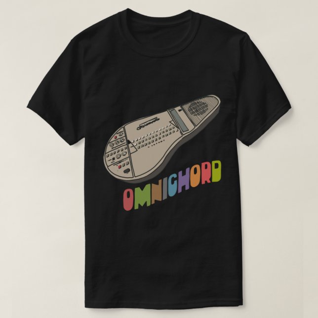 Omnichord Omnichord Synth Design T Shirt (Design framsida)