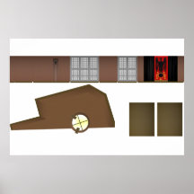 Omnipotent Alien Domare Court Room Diorama