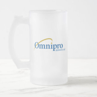 Omnipro Services Frosted Glass Mugg