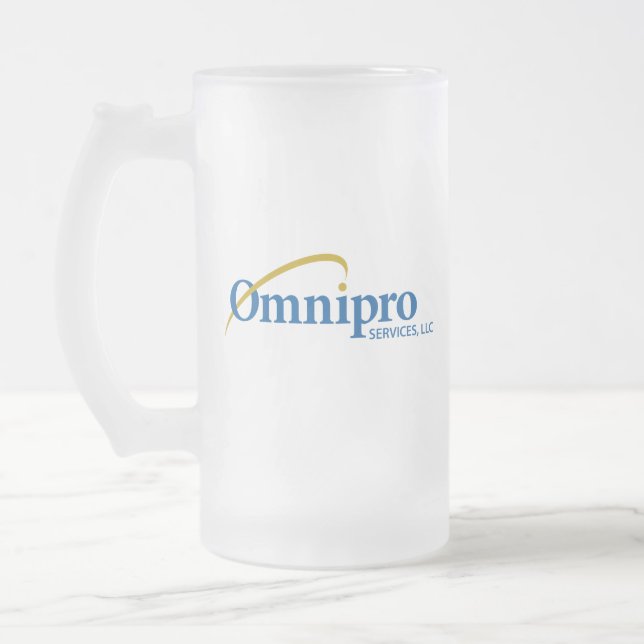 Omnipro Services Frosted Glass Mugg (Vänster)