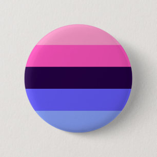 Omnisexual Flagga Button Knapp