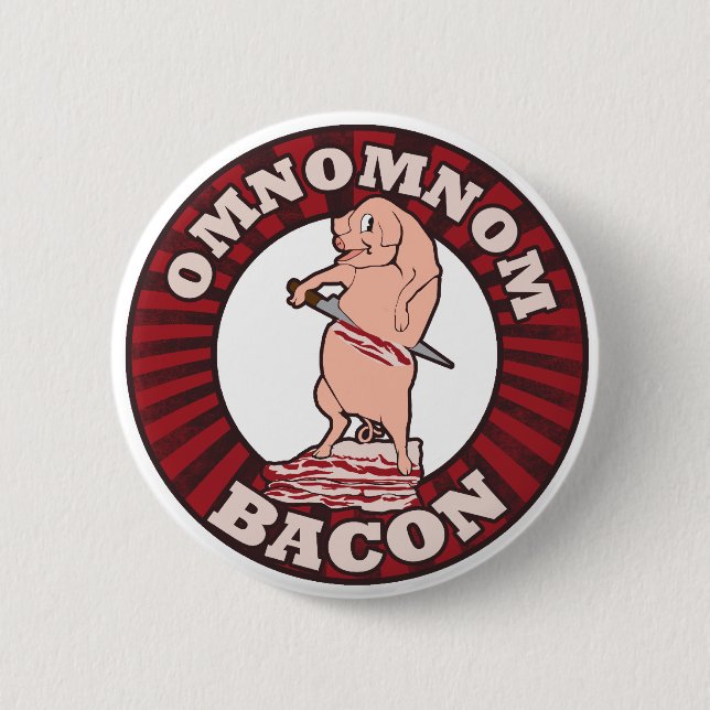 Omnom Bacon Advertising Parody Knapp (Framsida)