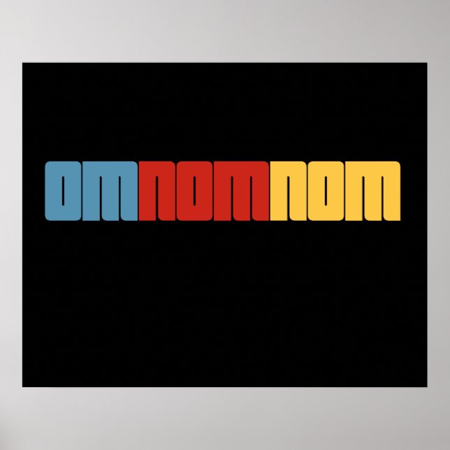 OMNOMNOM POSTER (Framsidan)