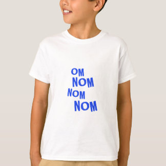 omnomnomnom_blue t-shirt