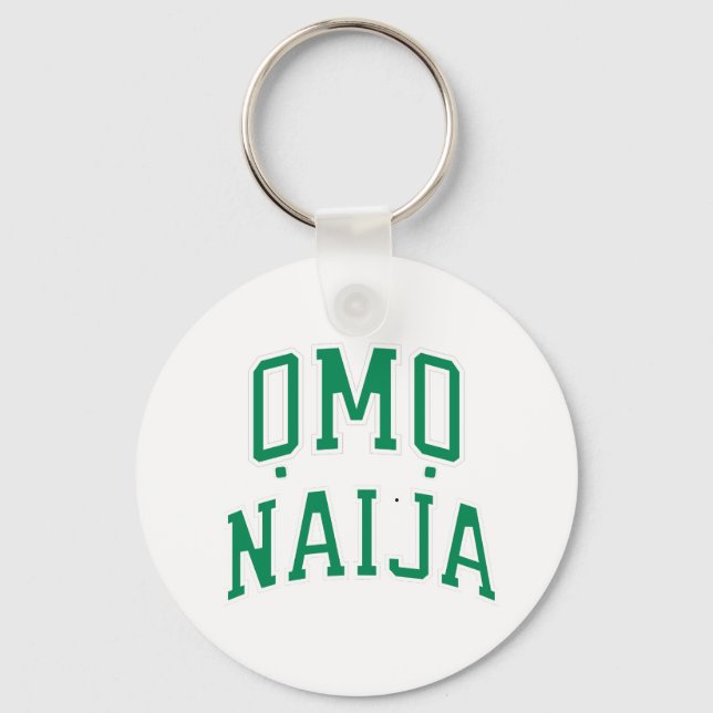 Omo-Naija — Nigerianskt kulturarv Nyckelring (Framsida)