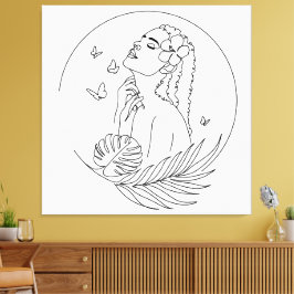 Ömö - Tropiskt konst av honina Canvastryck