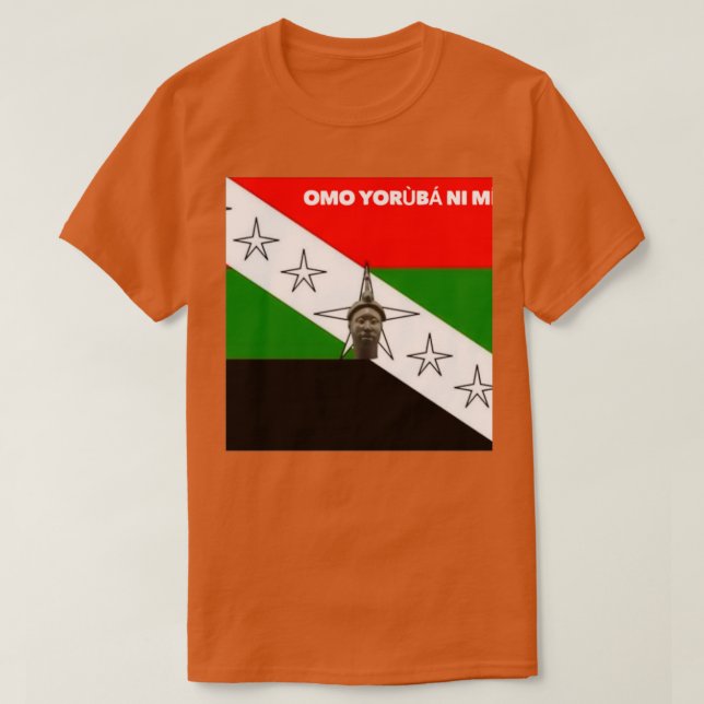 Omo Yoruba ni mi T Shirt (Design framsida)