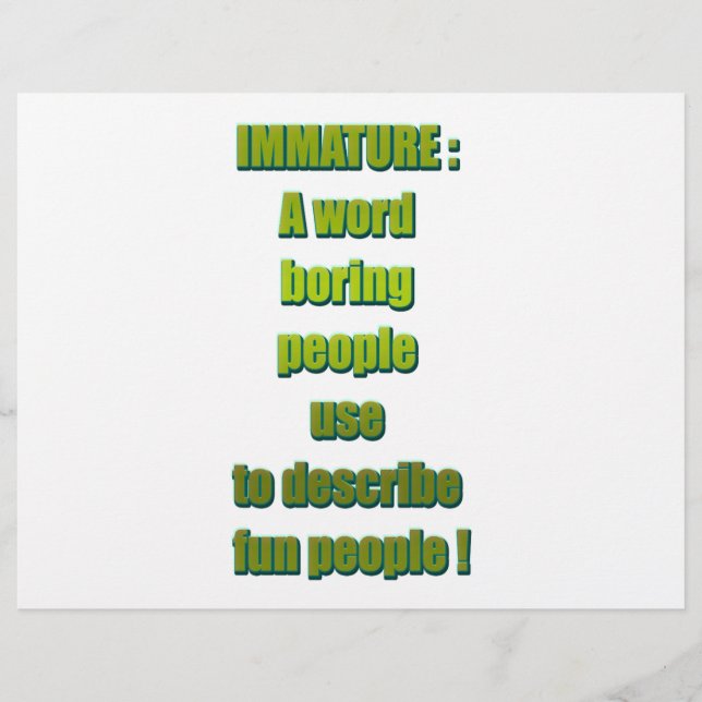 Omogen rolig text reklamblad (Framsidan)