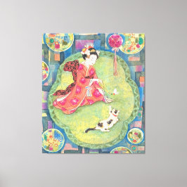 Omohide Garasu: A Little Glass Memory Canvastryck