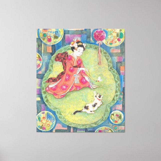 Omohide Garasu: A Little Glass Memory Canvastryck (Framsida)