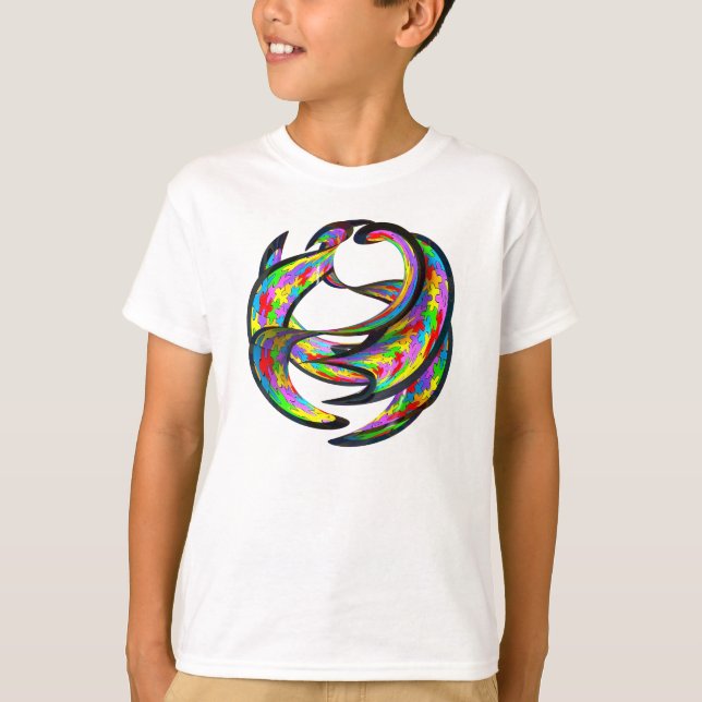 Omöjlig geometri tee shirt (Framsida)