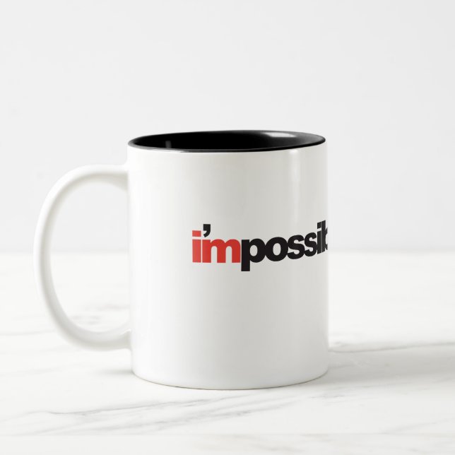 omöjlig kaffemugg (Vänster)