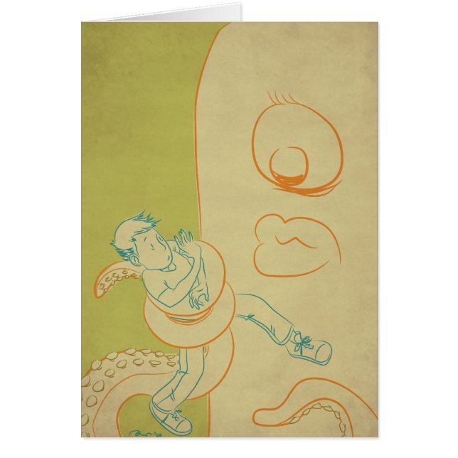 Omöjlig kärlek hälsningskort (Framsidan)