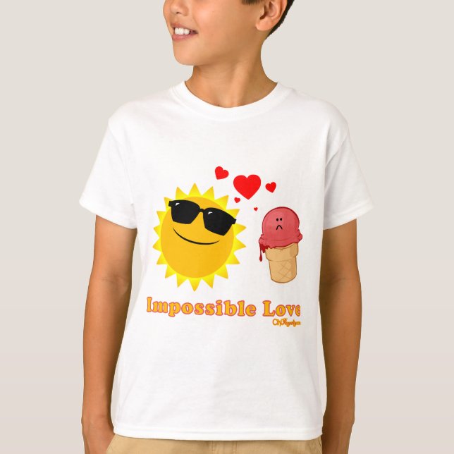Omöjlig kärlek t-shirt (Framsida)
