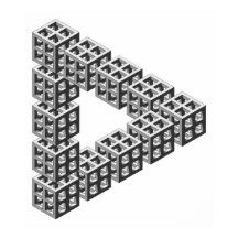 Omöjlig optisk triangelbild