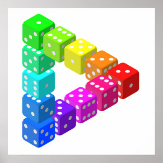 Omöjlig triangel för disk poster