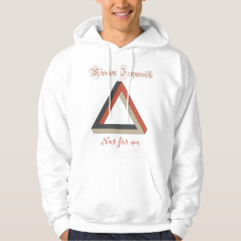 Omöjlig triangel hoodie