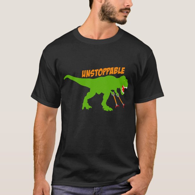 Omöjliga att stanna T-Rex Tee (Framsida)