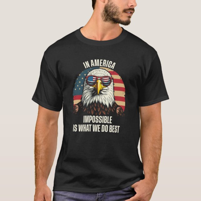 Omöjligt är det vi gör bäst t shirt (Framsida)