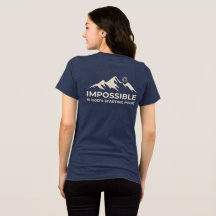 Omöjligt är Guds startpunkt, inspirerande