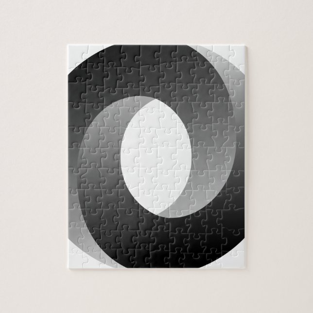 Omöjligt cirkla den optiska illusionen pussel (Vertikal)