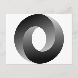Omöjligt optisk cirkel-Illusion Vykort
