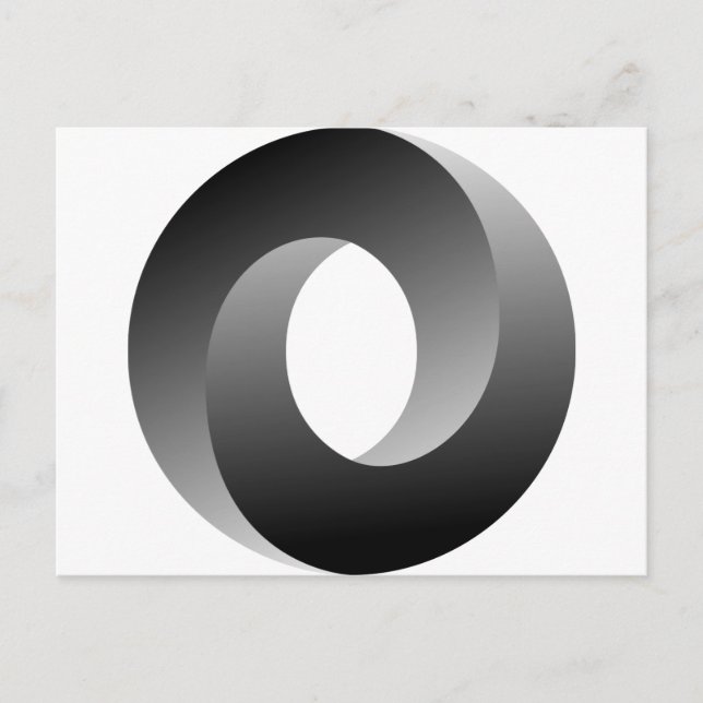 Omöjligt optisk cirkel-Illusion Vykort (Framsida)