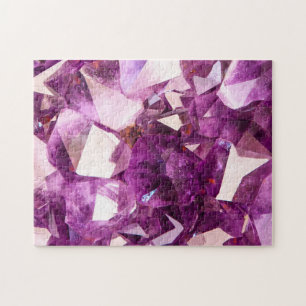 Omöjligt pussel - Amethyst Gem Makro