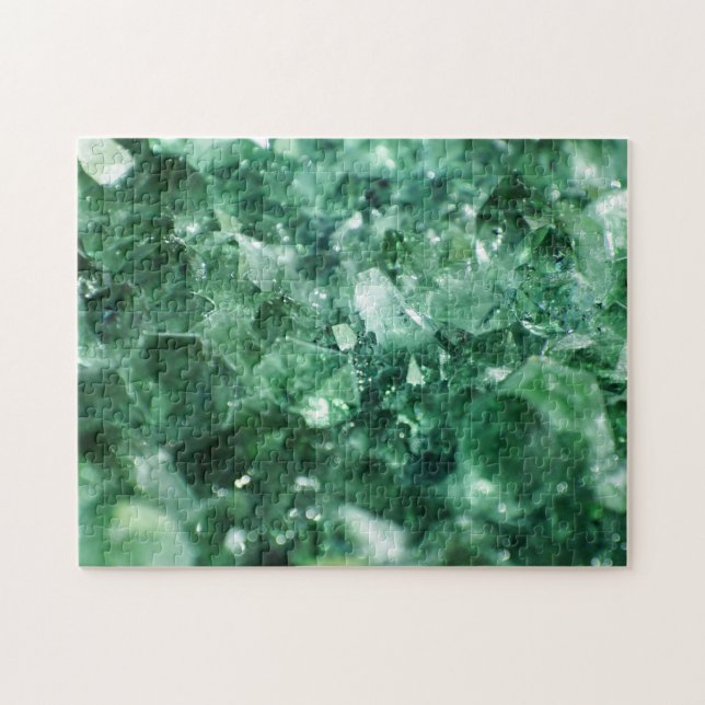 Omöjligt pussel - Emerald Gem Macro (Horisontell)