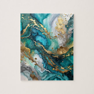 Omöjligt pussel för marmor till abstrakt