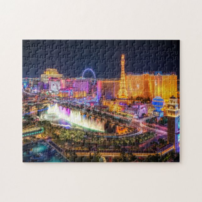 Omöjligt pussel - Las Vegas Strip by Natt (Horisontell)
