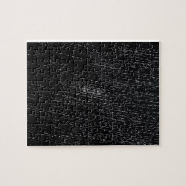 omöjligt pussel på en nattscen, stjärnspår (Horisontell)