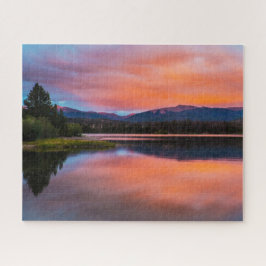 Omöjligt pussel - soluppgång på Sjö