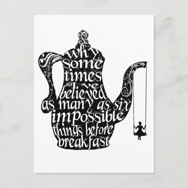 Omöjligt sak vykort (Framsida)