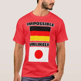 Omöjligt Tysklant osannolikt Japan T Shirt