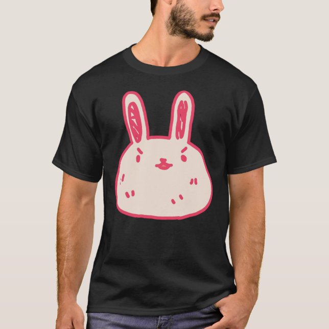 Omori Bunny Sticker T Shirt (Framsida)