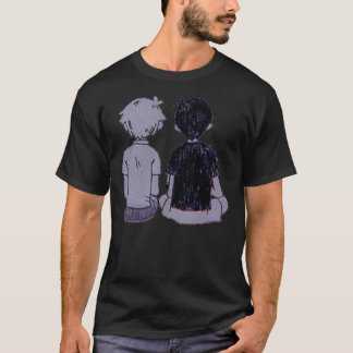 Omori sunny och basil Sticker.png T Shirt