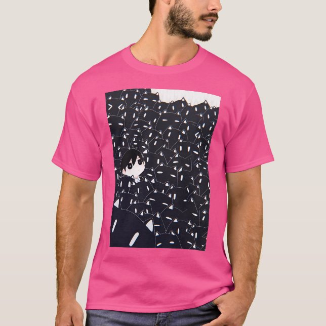 Omori Tshirt - Omori Fanart - Omori Game T Shirt (Framsida)