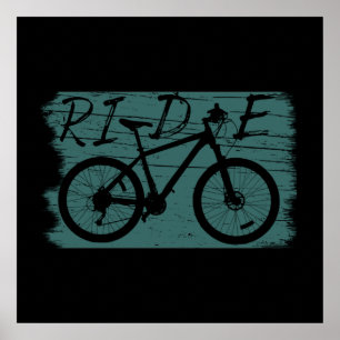 omountainbiking vintage poster
