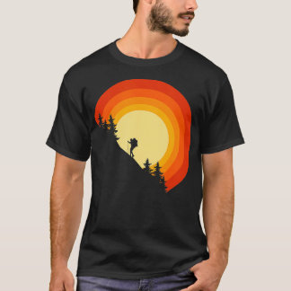 Ompackningshistorik för camping utomhus t shirt