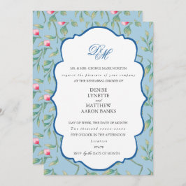 Omphalodes Blue Rehearsal Middag Inbjudningar