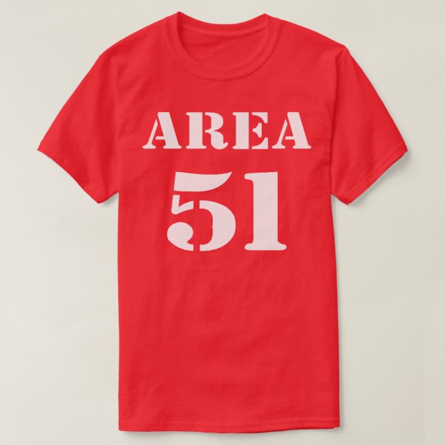 Område 51 3 t shirt (Design framsida)