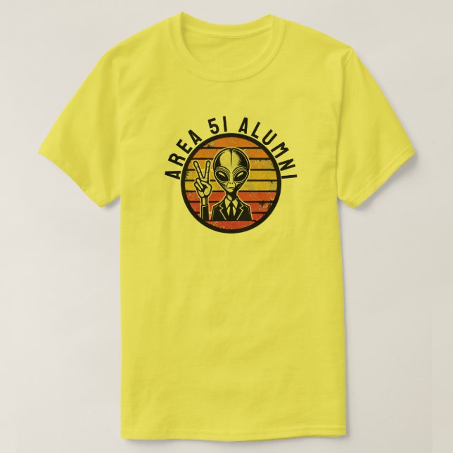Område 51 Alumni T-Shirt (Design framsida)