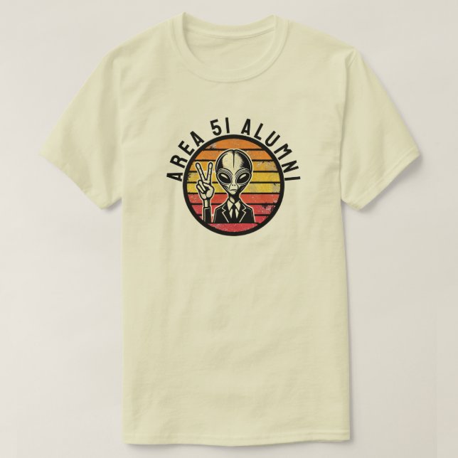 Område 51 Alumni T-Shirt (Design framsida)